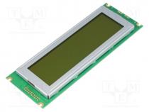 Display  LCD, graphical, 240x64, STN Positive, 176x65x13.3mm, LED