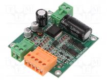 DF-DRI0042 - DC-motor driver, PWM,TTL, Icont out per chan  12A, 12÷36V