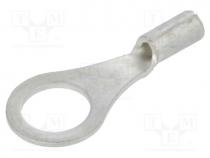 GS4-0.5 - Tip  ring, M4, 0.1÷0.5mm2, crimped, for cable, non-insulated, 4.3mm