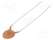 Capacitor Ceramic - Capacitor  ceramic, 47pF, 500V, SL, 10%, THT, 5mm