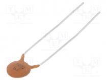 Capacitor Ceramic - Capacitor  ceramic, 18pF, 500V, NP0, 10%, THT, 5mm