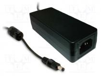 power supplies - Power supply  switched-mode, 24VDC, 2.5A, Out  5,5/2,1, 60W, 90.5%