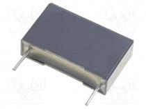 Capacitor  polypropylene, X2, 470nF, 15mm, 20%, 18x9x12.5mm