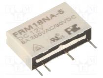 FRM18NA-12VDC - Relay  electromagnetic, SPST-NO, Ucoil  12VDC, 5A/250VAC, 5A/30VDC