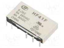 HF41F/005-Z8S - Relay  electromagnetic, SPDT, Ucoil  5VDC, 6A/250VAC, 6A/30VDC, 6A