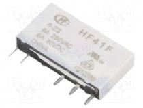 HF41F/006-ZS - Relay  electromagnetic, SPDT, Ucoil  6VDC, 6A/250VAC, 6A/30VDC, 6A