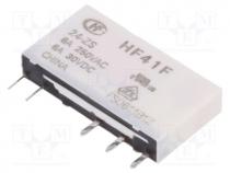 Relay  electromagnetic, SPDT, Ucoil  24VDC, 6A/250VAC, 6A/30VDC, 6A