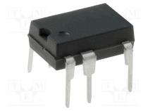 IC  PMIC, AC/DC switcher,SMPS controller, 59.4....72.6kHz, DIP-8C
