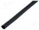 Heat shrink sleeve, glued, 2  1, 3.2mm, L  1000mm, black, -55....125C