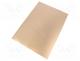 Laminate, FR4, 1.5mm, L  297mm, W  210mm, Coating  copper