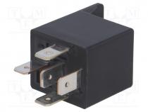 Relay  electromagnetic, SPDT, Ucoil  12VDC, 40A, automotive, 103