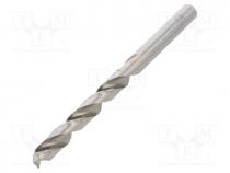  - Drill bit, for metal, Ø  9mm, L  125mm, HSS, Working part len  81mm