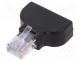 RJ45-M-TB - Adapter, PIN  8, terminal block,RJ45 plug, screw terminal