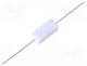 Resistor  wire-wound, cement, THT, 6.8, 5W, 5%, 10x9x22mm