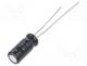 UVZ1A470MDD1TD - Capacitor  electrolytic, THT, 47uF, 10VDC, Ø5x11mm, Pitch  2mm, 20%