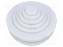 SNI-M25 - Grommet, TPE (thermoplastic elastomer), grey, -35÷60C, UL94HB