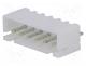 B6B-XH-A - Wire-board, socket, male, XH, 2.5mm, PIN  6, THT, 250V, 3A, -25÷85C