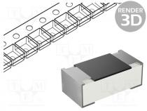 SMD0402-75R - Resistor  thick film, SMD, 0402, 75, 63mW, 5%, -55....155C