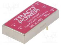 TEN10-2422 - Converter DC/DC, 10W, Uin 18÷36V, Uout 12VDC, Uout2 -12VDC, 2"x1"