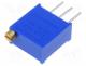 3296W-1-105LF - Potentiometer  mounting, multiturn, 1M, 500mW, THT, 10%, linear