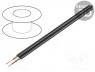 TAS-C124 - Wire  microphone cable, 2x0,12mm2, black, OFC, PVC, -15÷70C