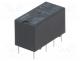 G5V2-12 - Relay  electromagnetic, DPDT, Ucoil  12VDC, 0.5A/125VAC, 2A/30VDC