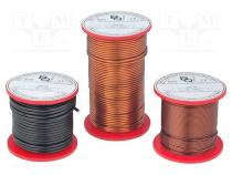 DNE0.20/0.25 - Coil wire, single coated enamelled, 0.2mm, 0,25kg, -65÷200C