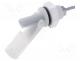 Level Sensors - Sensor  liquid level, -20÷90C, Output conf  SPST-NO, lead 0,5m