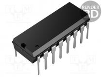 Driver IC - IC  driver, H-bridge, motor controller, DIP16, 0.6A, Channels  4