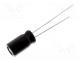 Capacitor  electrolytic, low impedance, THT, 680uF, 100VDC, 20%