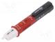 Tester  non-contact voltage detector, 12÷1000VAC, IP65