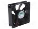 Fan  DC, axial, 12VDC, 92x92x25mm, 118.8m3/h, 43.7dBA, Vapo, 4200rpm