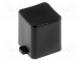 Tact Switch - Button, rectangular, black, BS800L,BS800N