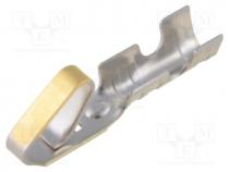 Contact, female, gold-plated, 30AWG....22AWG, KK 254, crimped, bulk