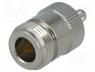 Connector N type - Plug, N, female, straight, 50, crimped, for cable, teflon