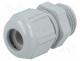 STR-M16-R7001 - Cable gland, M16, 1.5, IP68,IP69K, Mat  polyamide, dark grey