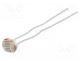 Photoresistor, 100mW, 50....160k, 560nm, Mounting  THT, 150VDC