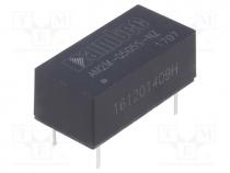 AM2M-0505S-NZ - Converter  DC/DC, 2W, Uin  4.5÷5.5V, 5VDC, Iout  400mA, DIP14, 2.8g