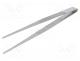  - Tweezers, 180mm, Blades  straight, Blade tip shape  rounded