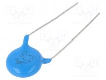 Capacitor Ceramic - Capacitor  ceramic, 4.7nF, 5kVDC, Y5V, -20÷80%, 10mm