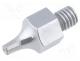 WEL.DS112 - Nozzle  desoldering, 1x2.3mm, for desoldering