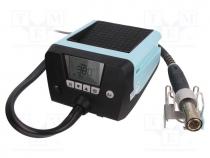 Hot air station - Hot air soldering station, digital,with push-buttons, 900W