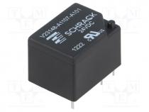 V23148-A1107-A101 - Relay  electromagnetic, SPDT, Ucoil  24VDC, 5A/250VAC, 5A/24VDC, 5A