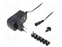  - Power supply  switched-mode, universal, 0.6A, 7W, plug, Plug  EU