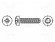 B4X6/BN4908 - Screw, 4x6, Head  cheese head, Pozidriv, A2 stainless steel