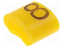   - Markers for cables and wires, Label symbol  8, 1.1÷2.5mm, H  3mm