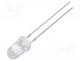 LED, UV, 15, 20mA, 380-390nm, THT, 3÷3.8VDC