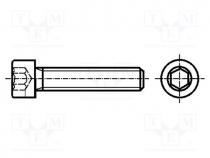  - Screw, M3x16, 0.5, Head  cheese head, imbus, HEX 2,5mm, steel