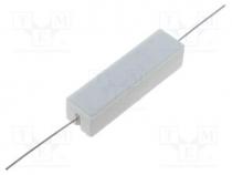   - Resistor  wire-wound, cement, THT, 47, 15W, 5%, 12.5x12.5x49mm