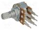 Potentiometer  shaft, single turn, 10k, 125mW, 20%, THT, 6mm